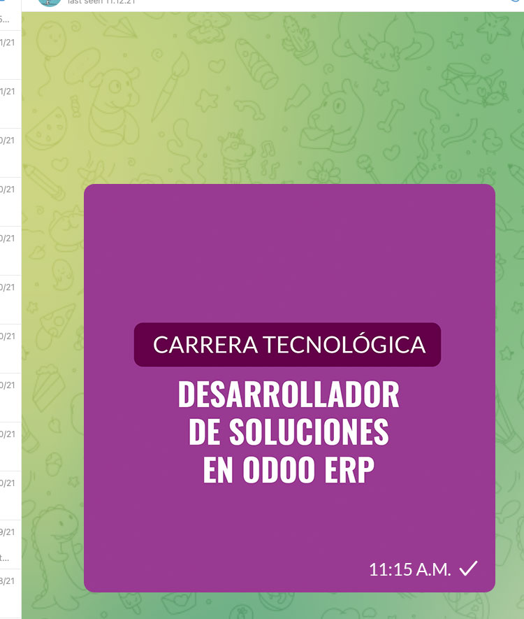 Odoo • Imagen y texto
