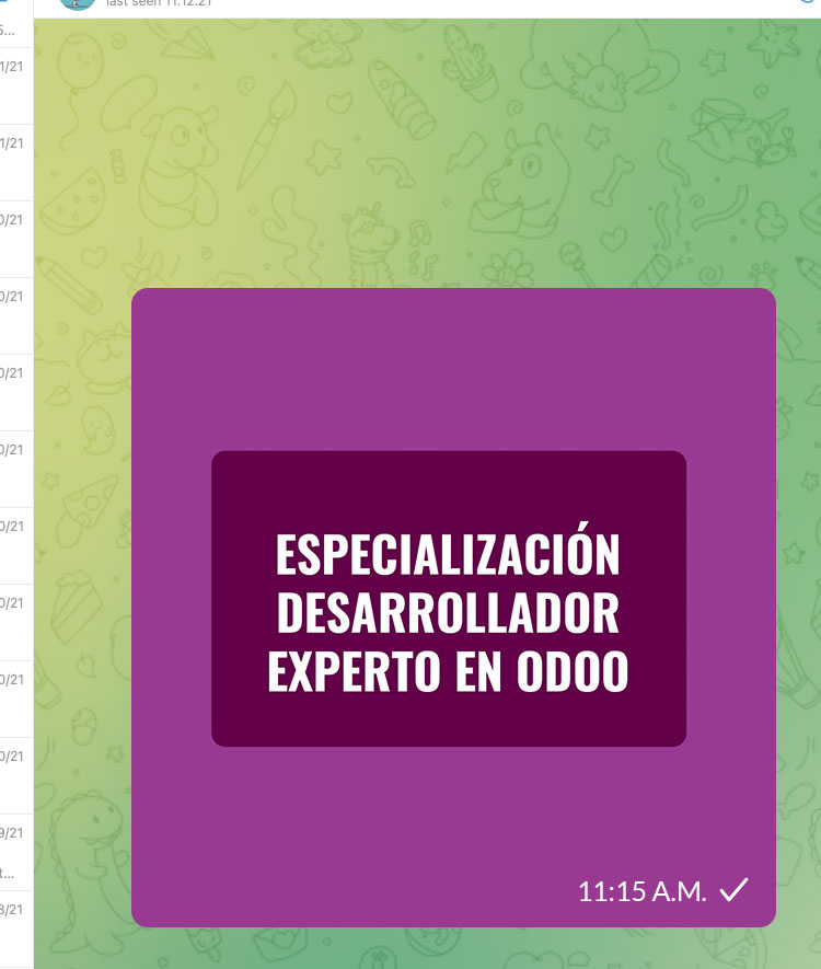 Odoo • Imagen y texto