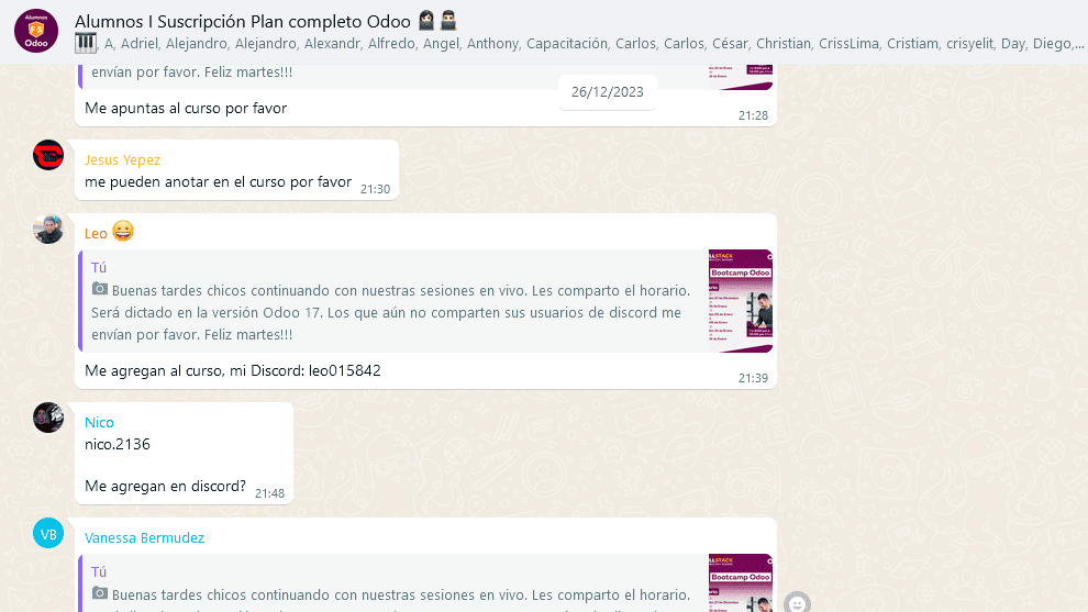 Odoo • Imagen y texto